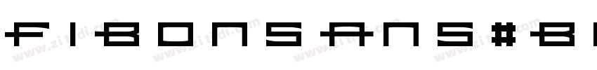 FibonSans Bolda字体转换